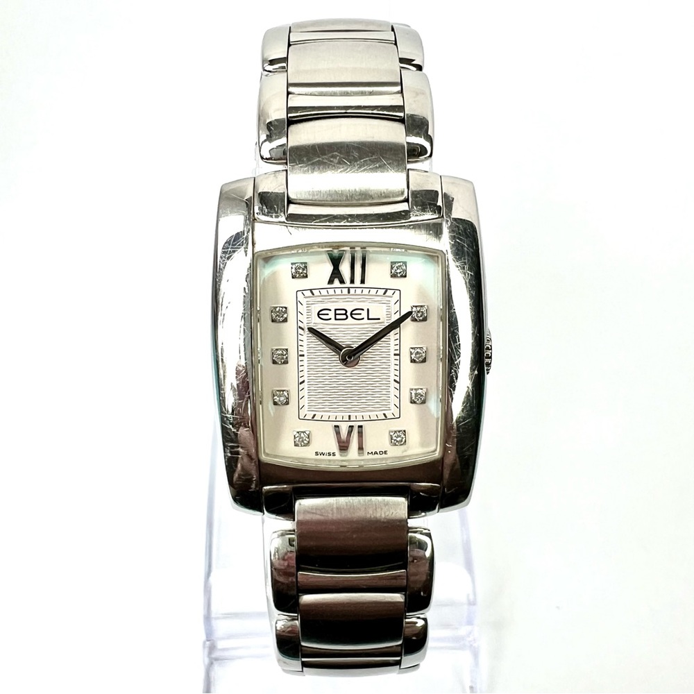 EBEL BRASILIA Quartz 23mm Steel Diamond Watch